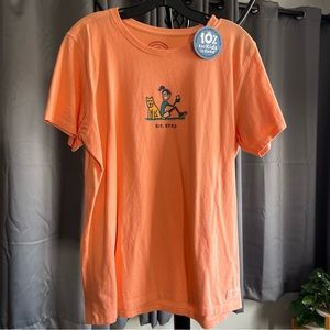 Life Is Good. Sit. Stay. Women’s Tee.